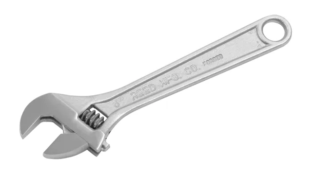 a special type of adjustable wrench