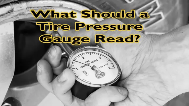 a tire pressure gauge reads 33 psi