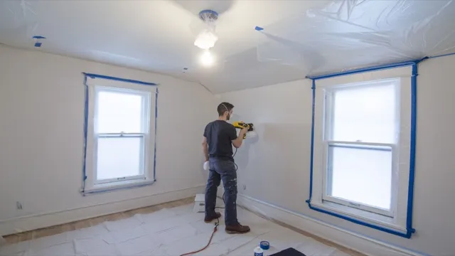 can a paint sprayer be used indoors