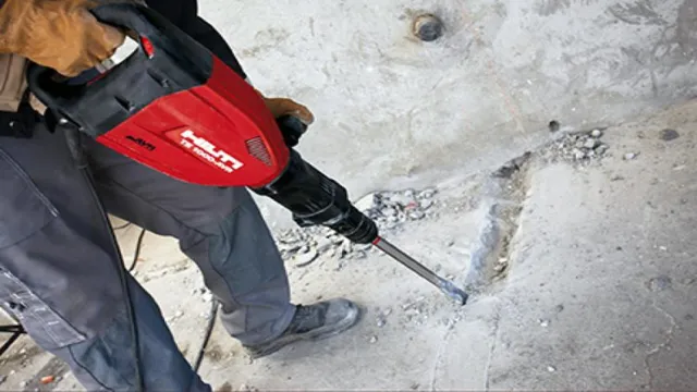 can a rotary hammer break concrete