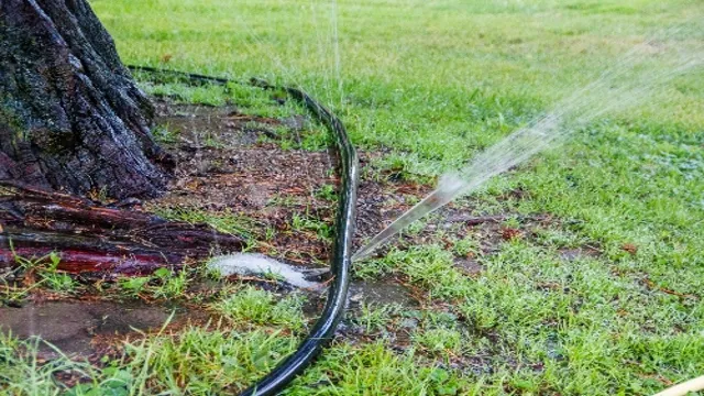 can a sprinkler system leak when off