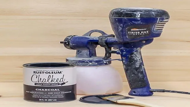 can chalk paint be used in a paint sprayer