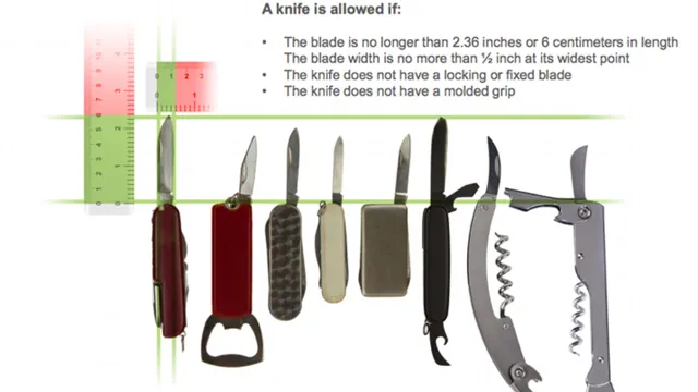 can i bring a utility knife on a plane