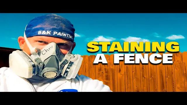 can i use a paint sprayer to stain my fence