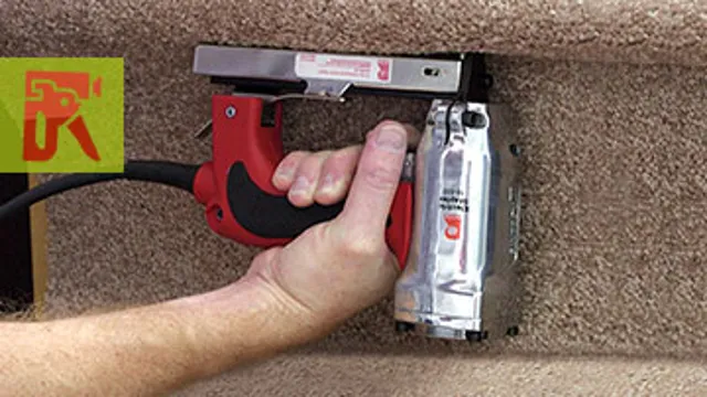 can i use a staple gun for carpet