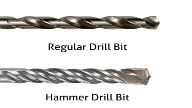 can i use hammer drill bits in normal drill