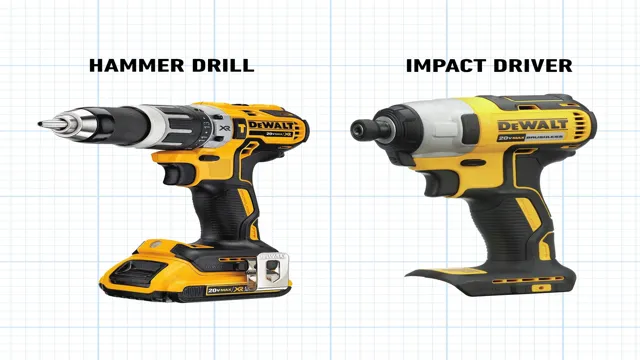 can i use impact driver as hammer drill