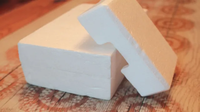 can i use wood glue on styrofoam