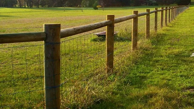 can landscape timbers be used as fence posts