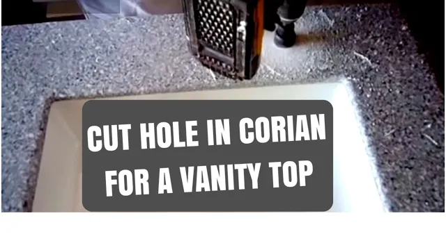 can you cut corian with a diamond blade