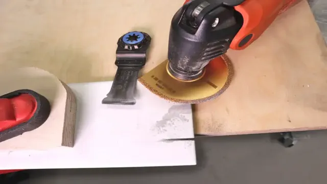 can you cut tile with oscillating multi tool