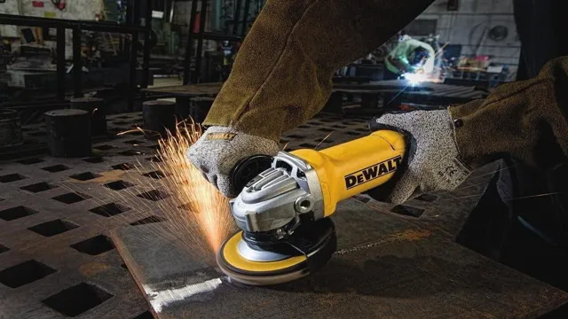 can you cut with an angle grinder