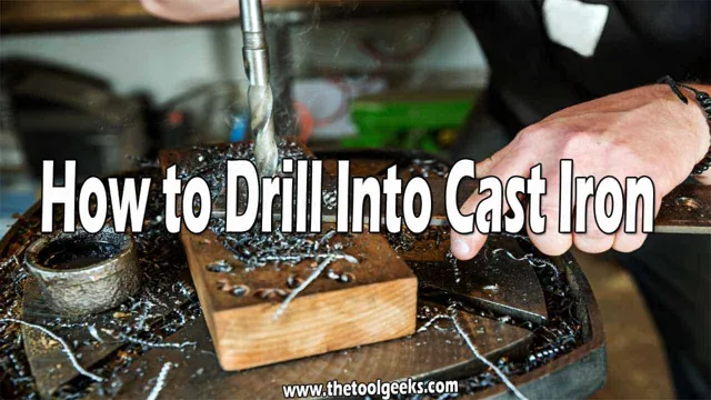 can you drill and tap cast iron