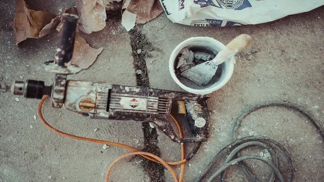 can you drill concrete without hammer drill
