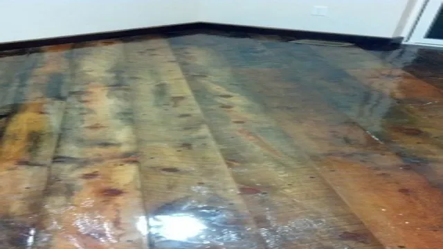 can you epoxy over stained wood