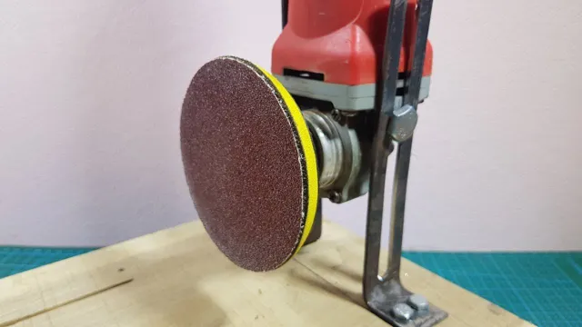 can you put a sanding disc on an angle grinder