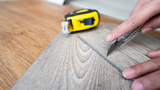can you score tile with a utility knife