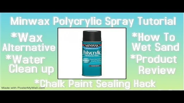 can you spray minwax polycrylic