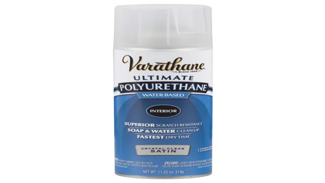 can you spray varathane water based polyurethane