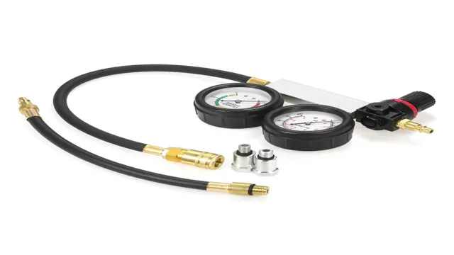 can you test fuel pressure with a compression tester