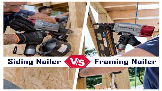 can you use a framing nailer for siding