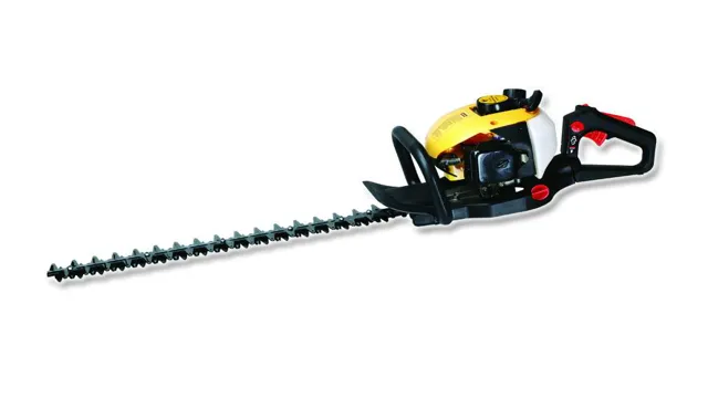 can you use a pole saw as a hedge trimmer
