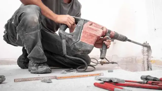 can you use a rotary hammer to break concrete