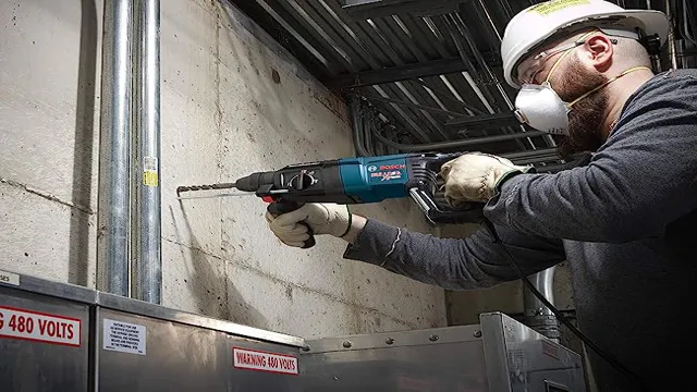 do i have to use a hammer drill for concrete