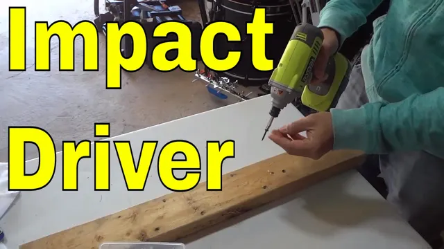 how do i use an impact driver 2