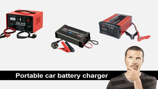 how does a portable car battery charger work