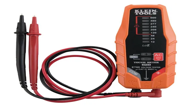 how does klein tools voltage tester work