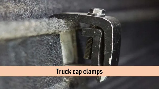 how many clamps for truck cap