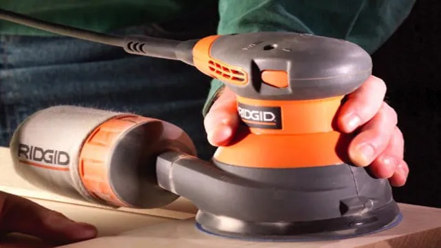 how random orbital sander works