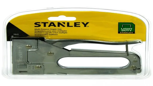 how to adjust stanley staple gun