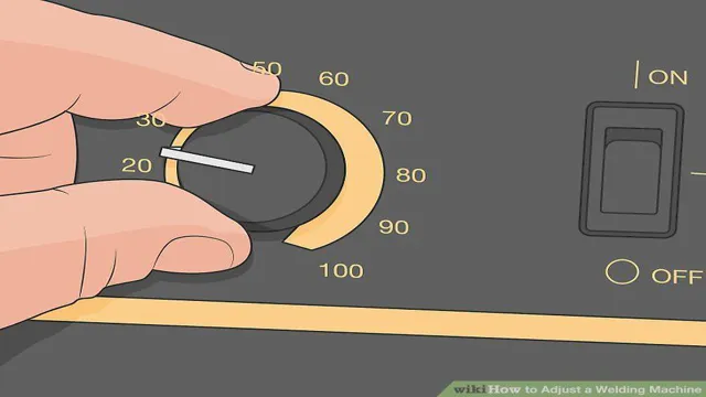 how to adjust welding machine