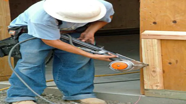 how to connect air compressor to nail gun