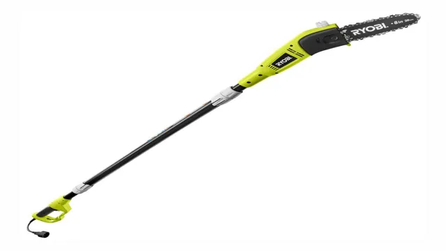 how to disassemble a ryobi electric pole saw