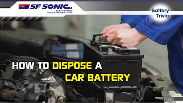 how to dispose of a car battery charger