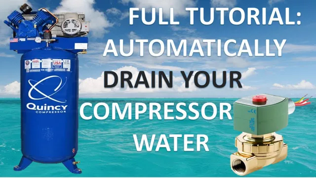 how to drain water from air compressor