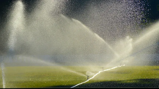 how to drain water sprinkler system for winter