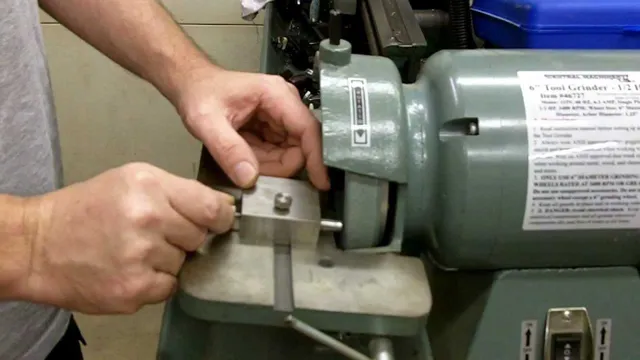 how to dress a grinding wheel on a bench grinder