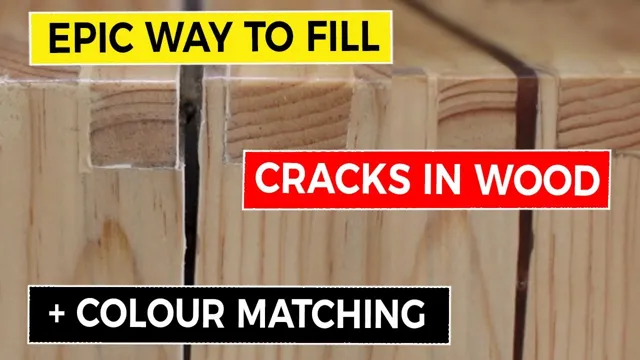 how to fill large cracks in wood posts