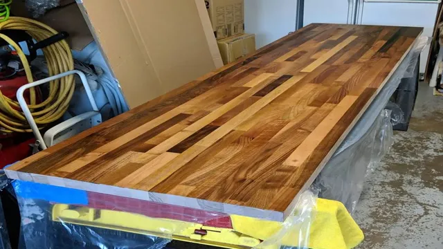 how to finish butcher block desk