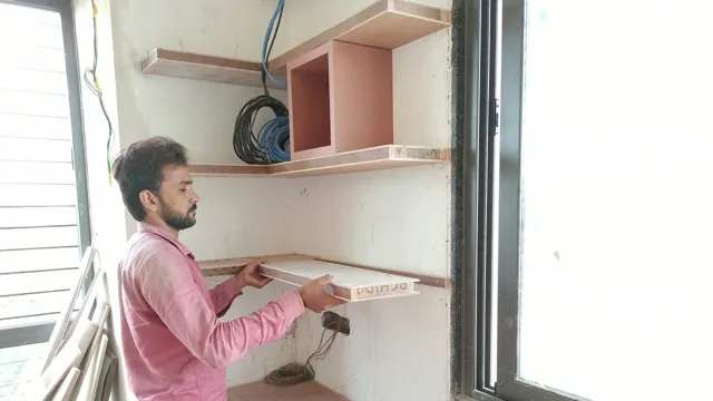 how to fix shelf that fell out of wall