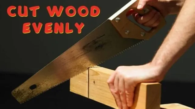 how to fix uneven wood cuts