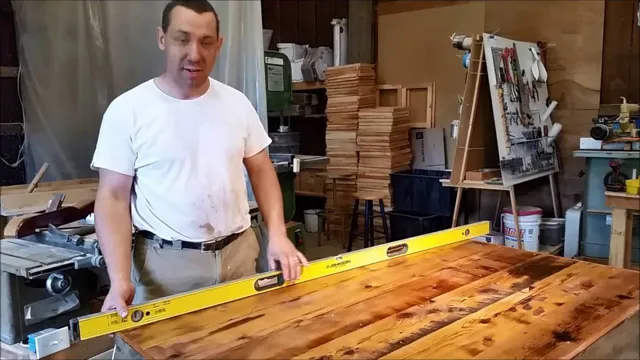 how to flatten a table top