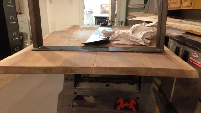how to flatten warped wood table top