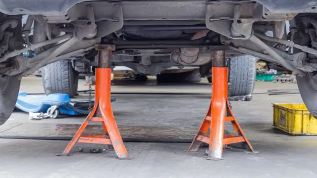 how to get a car on jack stands
