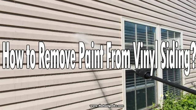 how to get rustoleum paint off vinyl siding