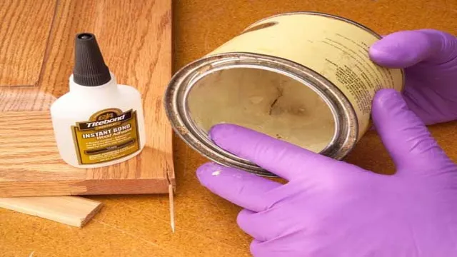 how to glue a hairline crack in wood